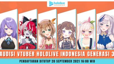 Audisi Hololive ID Gen 3 vtuber Indonesia