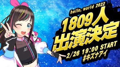 Konser Kizuna Ai hello world 2022