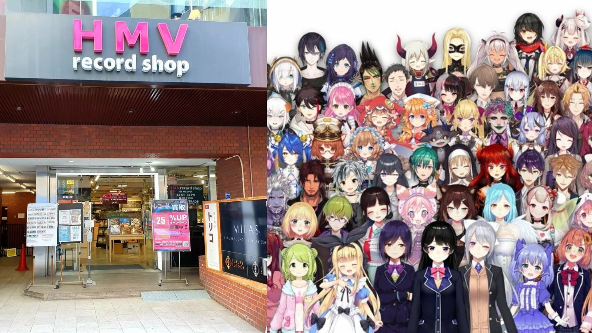 HMV Memperluas Jaringan Tokonya Yang Menjual Merchandise Resmi Nijsanji