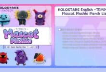 holotempus mascot plushie merchandise