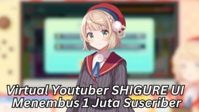 virtual youtuber shigure ui menembus 1 juta suscriber