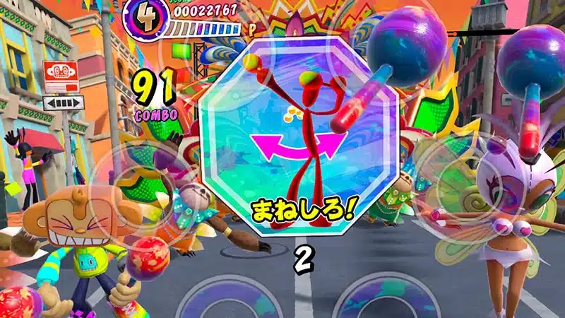 Gameplay Dari Samba DE Amigo Virtual Party