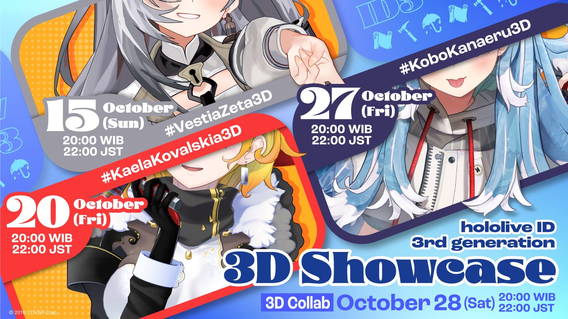 Jadwal Peluncuran 3D Showcasenya