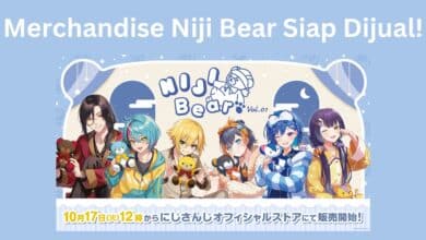 Merchandise Niji Bear Siap Dijual!