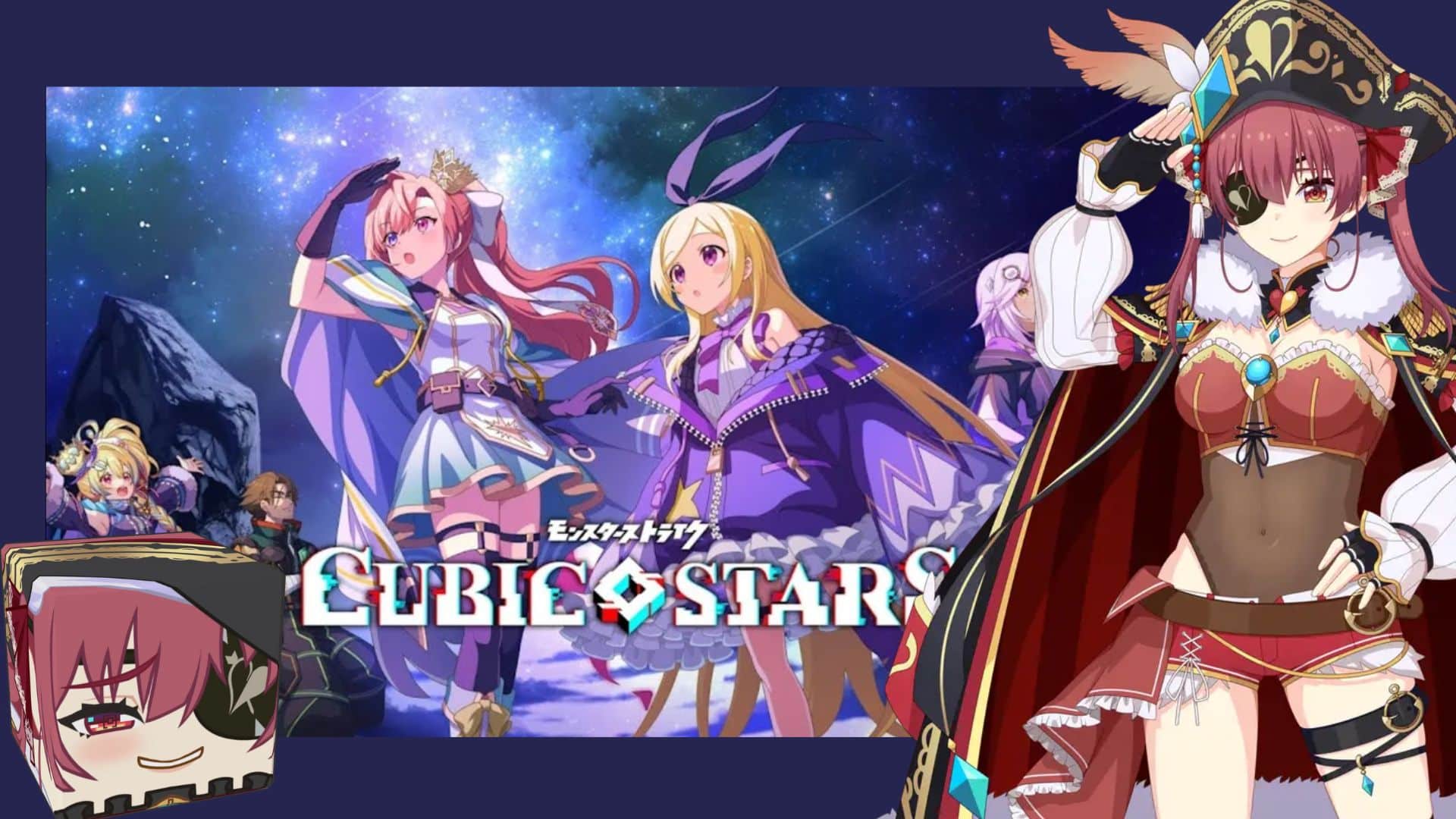 Mobage Cubic Stars Berkolaborasi Dengan Houshou Marine