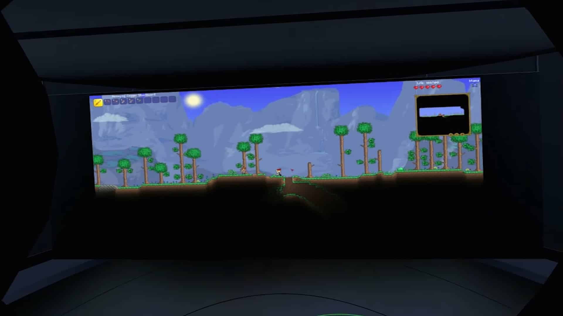 Bermain Terraria di Layar Teater Steam