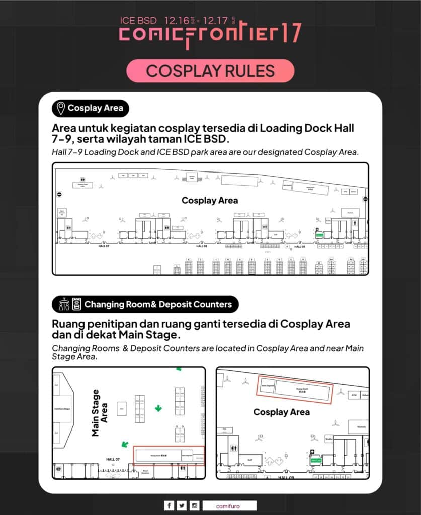 Comifuro 17 Cosplay Area