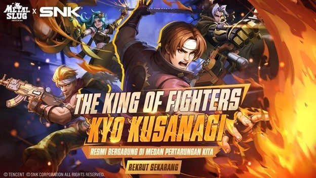 Metal Slug Awakening x King of Fighters - Kyo Kusanagi telah hadir!