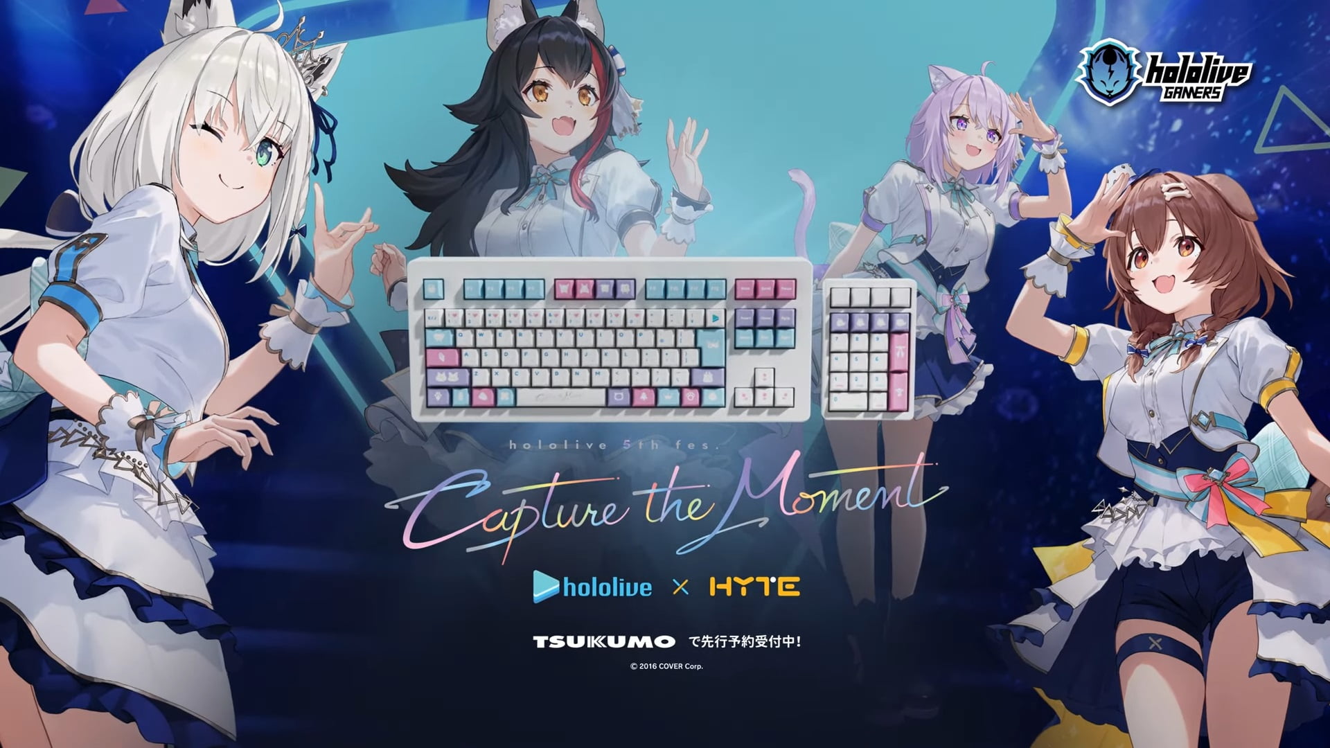 Hololive Gamers x HYTE Merilis Keycaps Kolaborasi Spesial untuk 'hololive SUPER EXPO 2024 & hololive 5th fes.'