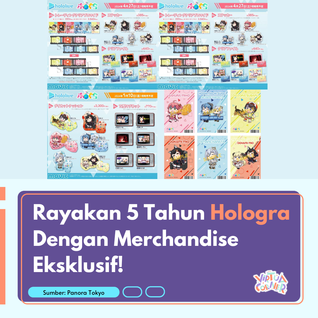 Rayakan 5 Tahun Hologra Dengan Merchandise Eksklusif!