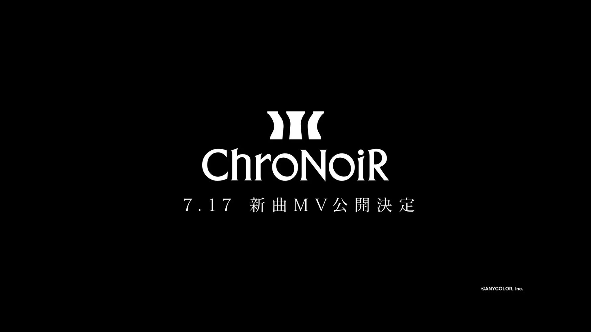 Unit VTuber Nijisanji 'ChroNoiR' Rilis MV dan Umumkan Logo Baru