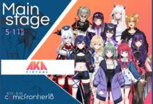 AKA Virtual Akan Tampil di Main Stage Comic Frontier 18