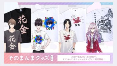 Nijisanji Rilis Sonomanma Goods No. 9: T-shirt Eksklusif dari VTuber yang Siap Menggebrak Pasar!