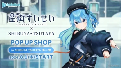 Kolaborasi Kedua Hoshimachi Suisei dan SHIBUYA TSUTAYA IP