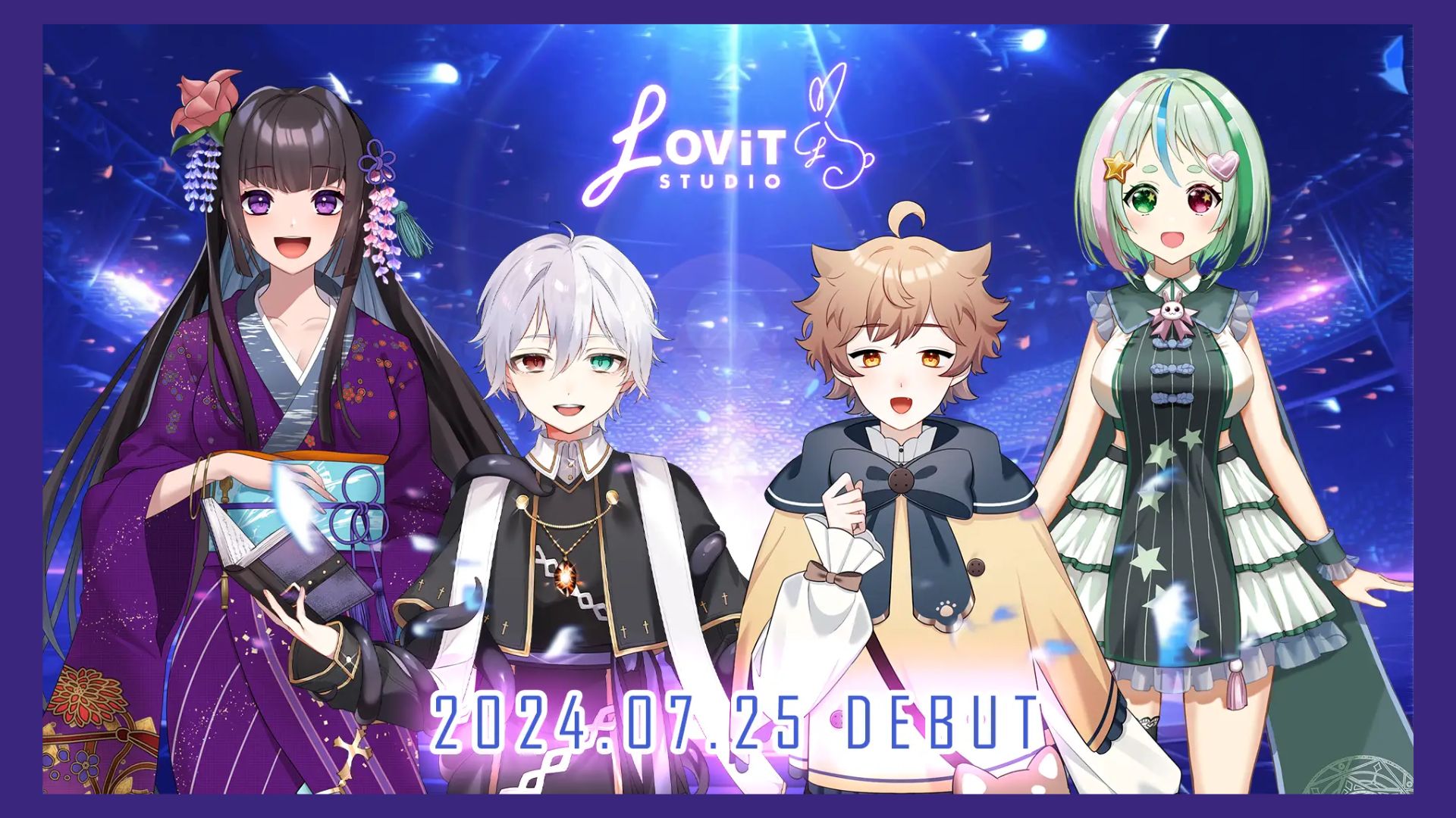 VTuber LOViT STUDIO Luncurkan Empat Debut Baru pada 25 Juli