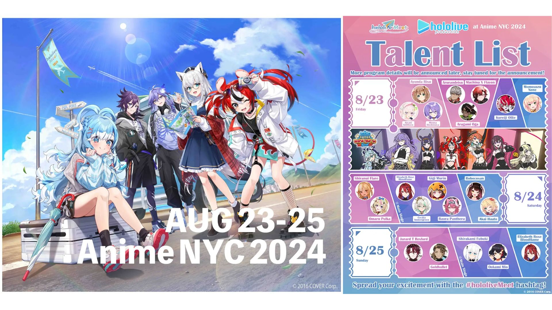 HoloLive Production Akan Hadir di Anime NYC 2024