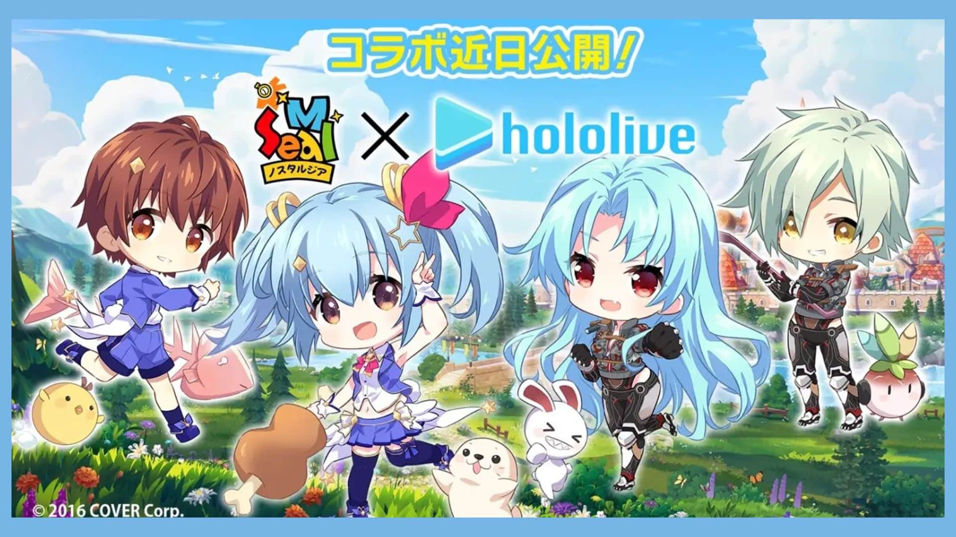 Kolaborasi Seal M Nostalgia dan HoloLive Diumumkan