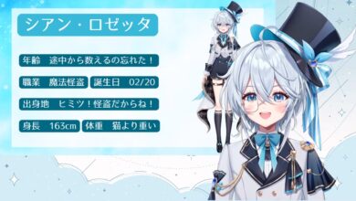 Debut VTuber Cyan Rosetta Si Pencuri Ajaib