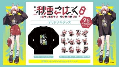 VEE VTuber Syusetsu Kohaku, Merchandise Original Kini Dijual