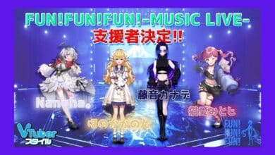 Empat VTuber Terpilih dalam FUN!FUN!FUN! -MUSIC LIVE-