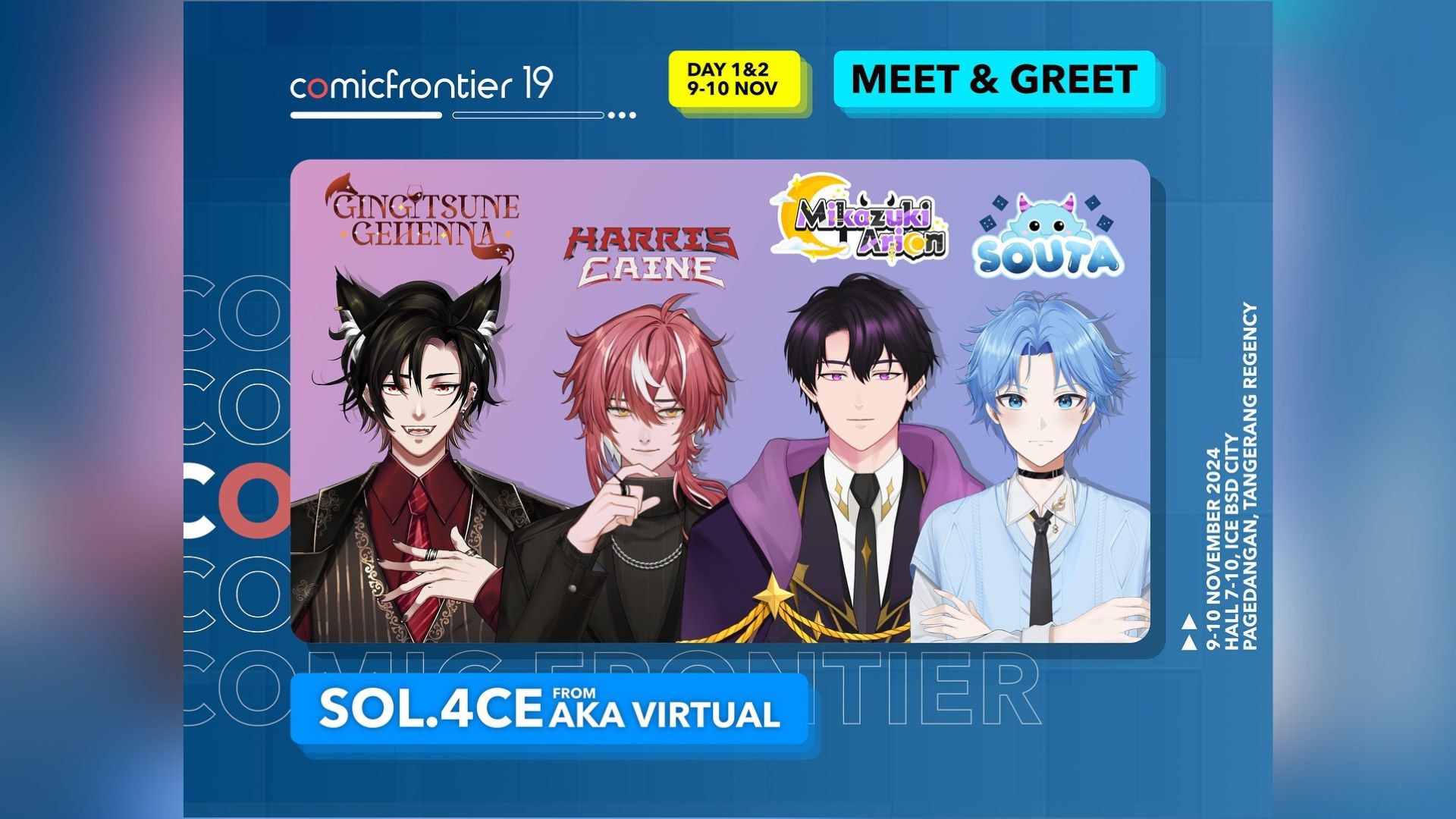 Meet & Greet dengan SOL.4CE di Comifuro 19!