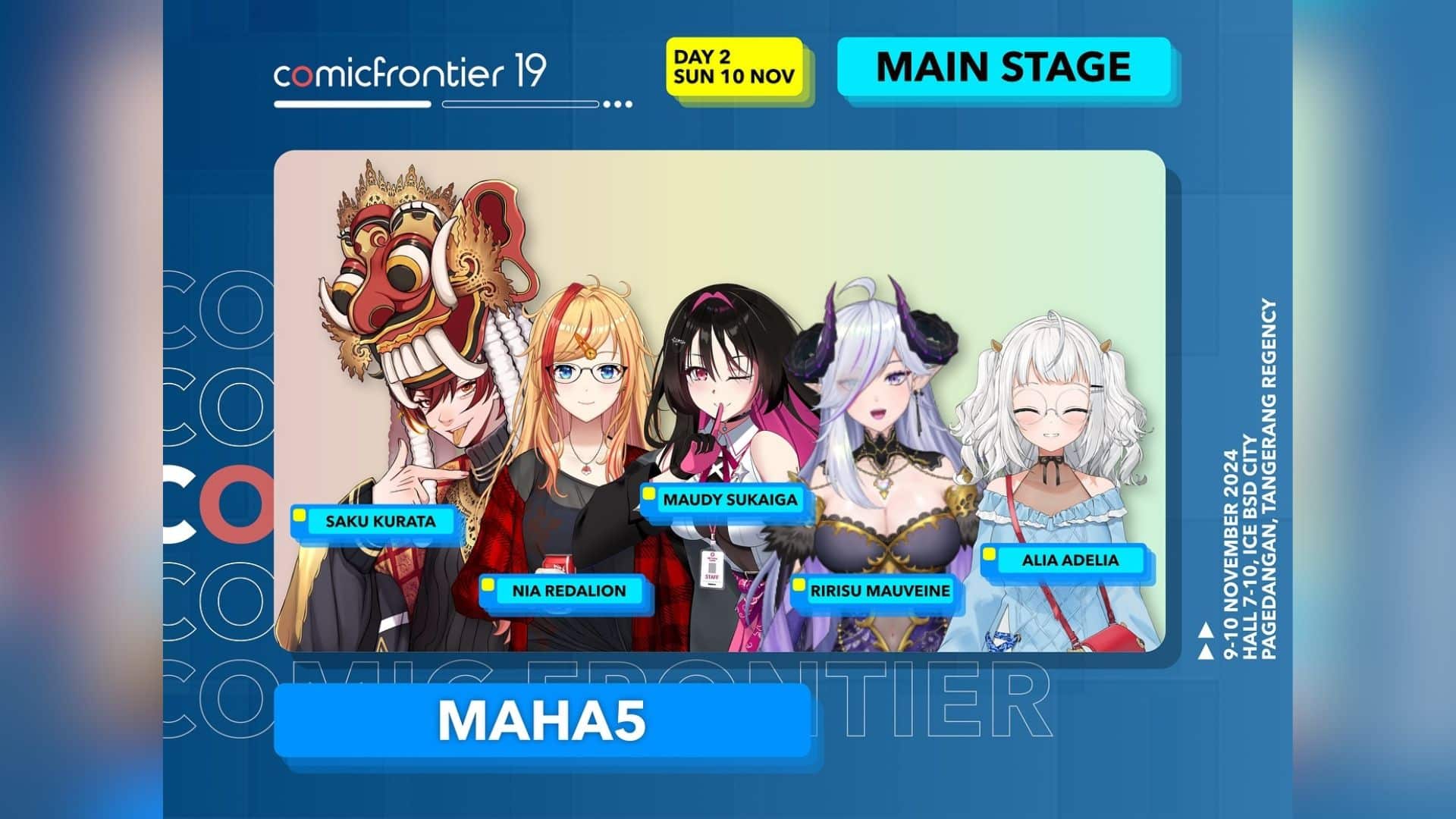 Maha5 Akan Meriahkan Comifuro 19